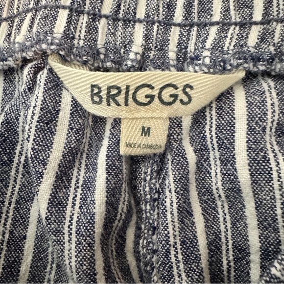 Briggs New York Blue and‎ White Wide Leg Pants - Picture 7 of 9